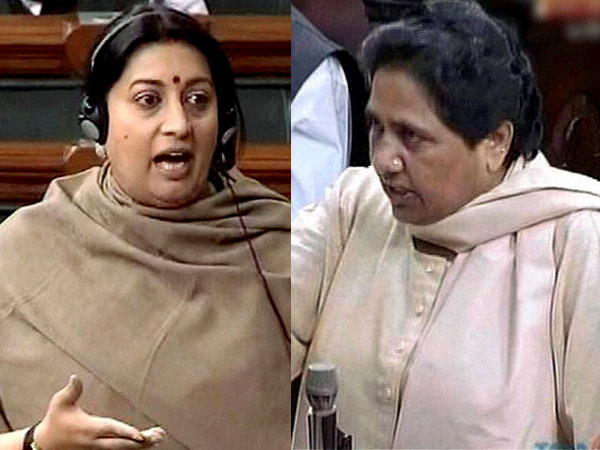 smriti-irani-mayawati smriti-irani-mayawati