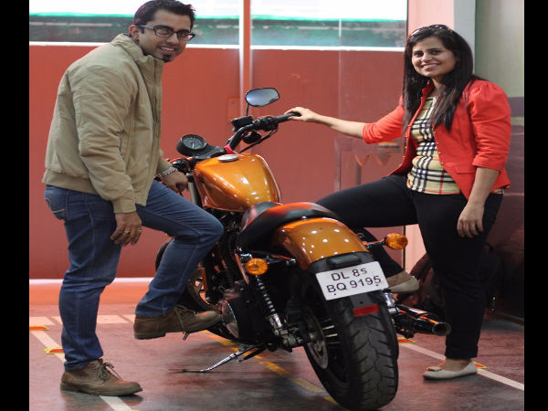 Wife gifts husband Harley Davidson! Wife gifts husband Harley Davidson!