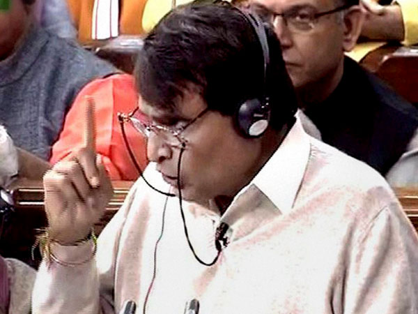 Union Minister for Railways Suresh Prabhu presenting the rail budget 2016-17 in the Lok Sabha in New Delhi on Thursday. Union Minister for Railways Suresh Prabhu presenting the rail budget 2016-17 in the Lok Sabha in New Delhi on Thursday.
