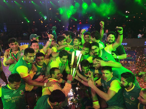 Patna Pirates celebrate after winning the 3rd season in March this year Patna Pirates celebrate after winning the 3rd season in March this year