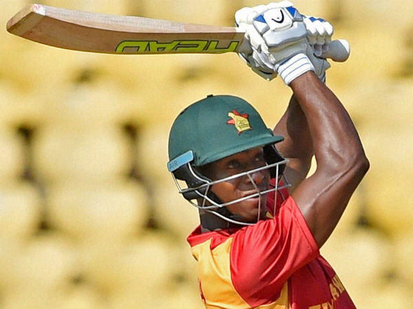 Zimbabwe batsman Vusi Sibanda plays a shot against Hong Kong in WT20 opener. He scored 59 Zimbabwe batsman Vusi Sibanda plays a shot against Hong Kong in WT20 opener. He scored 59