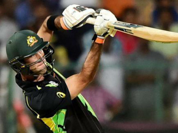 Glenn Maxwell plays a shot against Bangladesh Glenn Maxwell plays a shot against Bangladesh