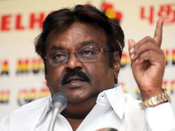 Ending suspense, Vijaykant allies with Vaiko, Left. Ending suspense, Vijaykant allies with Vaiko, Left.