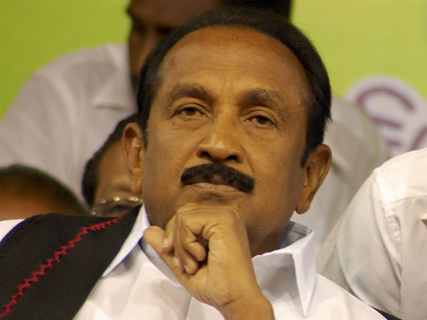 Angered by question, Vaiko walks out of a TV interview. Angered by question, Vaiko walks out of a TV interview.