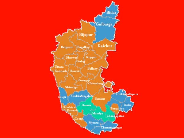 karnataka map karnataka map