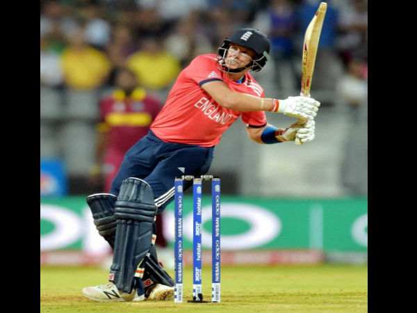 England player Joe Root Plays A Shot During The ICC T20 World Cup Match Played Against West Indies In Mumbai England player Joe Root Plays A Shot During The ICC T20 World Cup Match Played Against West Indies In Mumbai