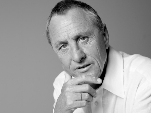 Johan Cruyff. Photo from the player's website Johan Cruyff. Photo from the player's website