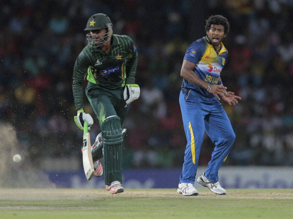 File photo: Lasith Malinga (right) is seen during a match against Pakistan. On the left is Shoaib Malik File photo: Lasith Malinga (right) is seen during a match against Pakistan. On the left is Shoaib Malik