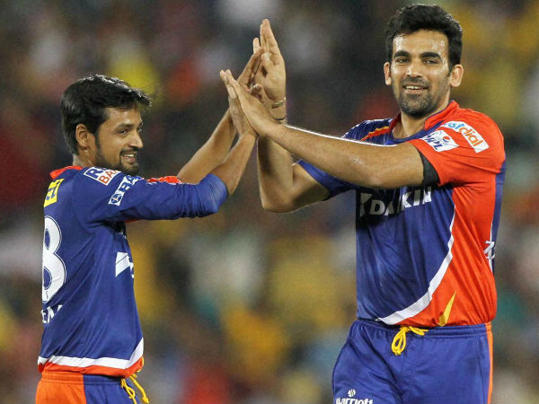 File photo: Zaheer Khan (right) during IPL File photo: Zaheer Khan (right) during IPL