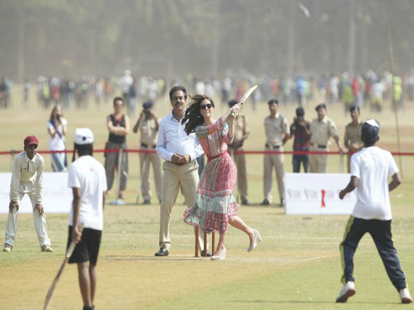 When Sachin Tendulkar played cricket with Royal British Couple