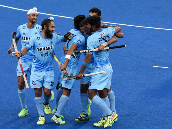 File photo of Indian players celebrating a goal during Sultan Azlan Shah Cup File photo of Indian players celebrating a goal during Sultan Azlan Shah Cup