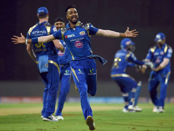 Krunal Pandya cannot hide his joy after dismissing AB de Villiers Krunal Pandya cannot hide his joy after dismissing AB de Villiers