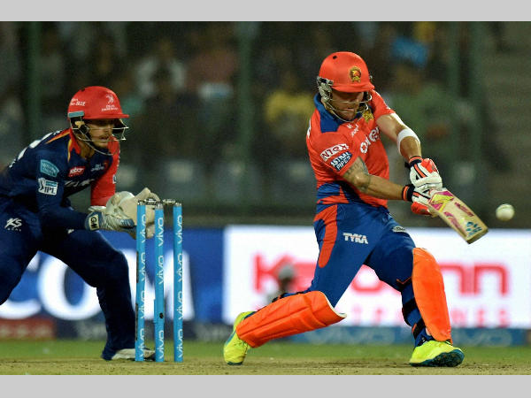 Gujarat's Brendon McCullum plays a shot on way to 60 against Delhi Gujarat's Brendon McCullum plays a shot on way to 60 against Delhi