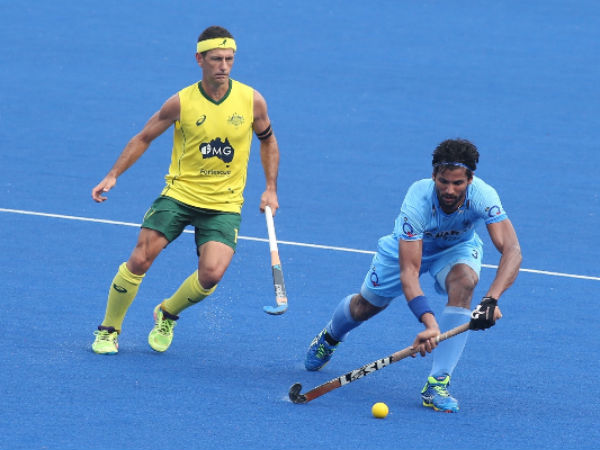 Action from India-Australia match Action from India-Australia match