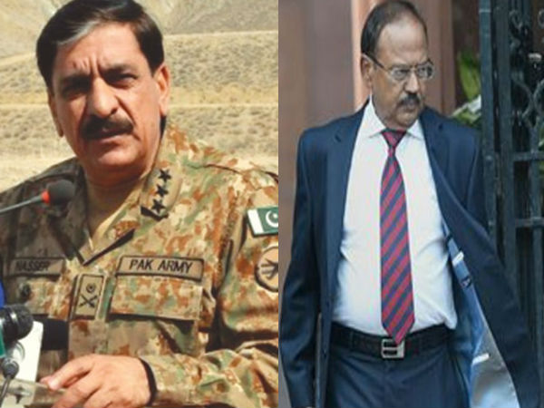 NSA Ajit Doval speaks to Janjua NSA Ajit Doval speaks to Janjua