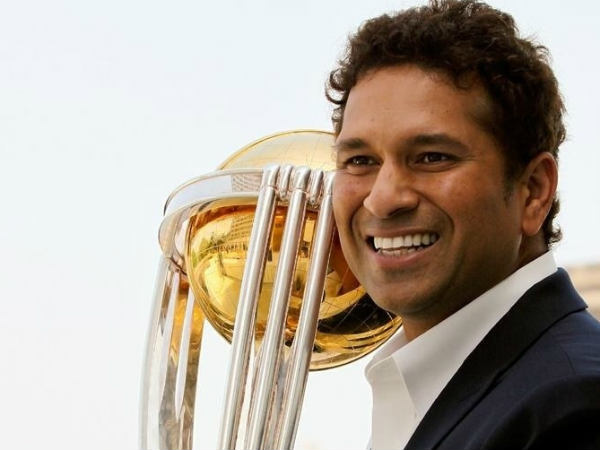 File photo: Sachin Tendulkar with the World Cup trophy File photo: Sachin Tendulkar with the World Cup trophy