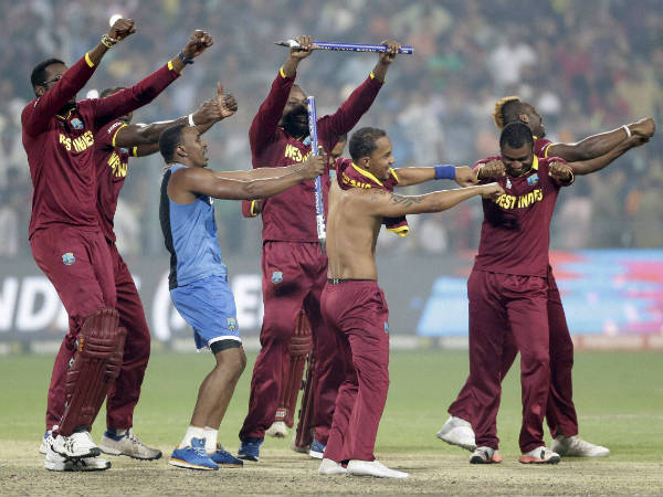 'Champion Dance' for West Indies players after claiming the World T20 trophy 'Champion Dance' for West Indies players after claiming the World T20 trophy