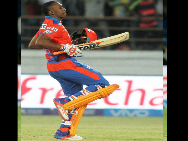 IPL 9: Gujarat Lions' Dwayne Bravo fined 50 percent match fee IPL 9: Gujarat Lions' Dwayne Bravo fined 50 percent match fee