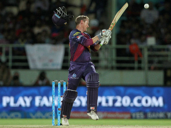 George Bailey of Rising Pune Supergiants plays a shot during a IPL 2016 match against Delhi Daredevils. George Bailey of Rising Pune Supergiants plays a shot during a IPL 2016 match against Delhi Daredevils.