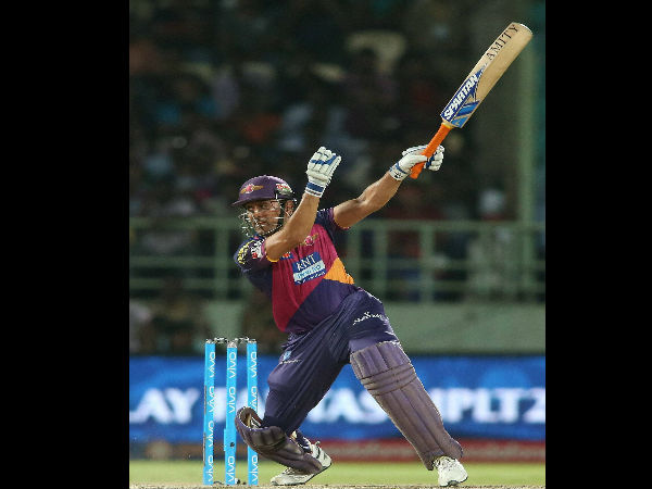 MS Dhoni (64*) smashed four fours and five sixes MS Dhoni (64*) smashed four fours and five sixes