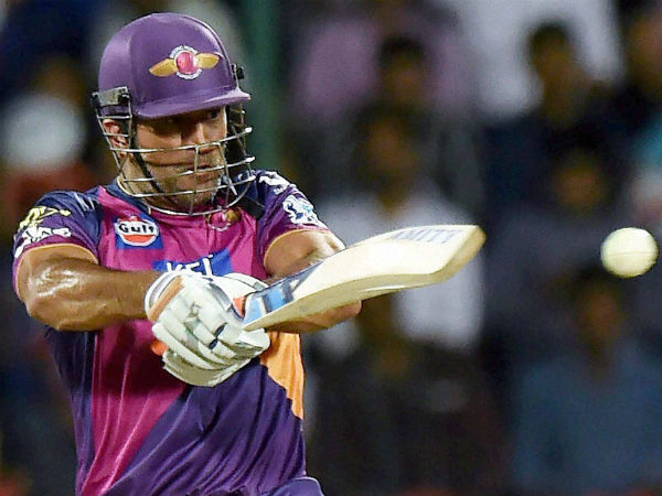 MS Dhoni plays a shot against Delhi on Thursday (May 5) MS Dhoni plays a shot against Delhi on Thursday (May 5)