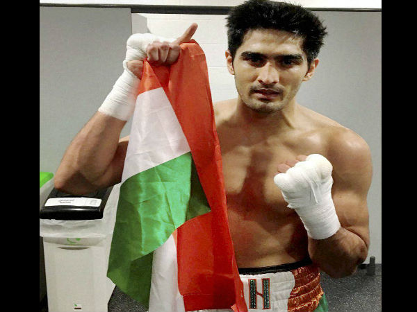 Vijender punches his way to 6th KO win Vijender punches his way to 6th KO win