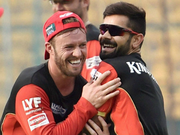 De Villiers (left) and Virat Kohli at RCB in IPL De Villiers (left) and Virat Kohli at RCB in IPL
