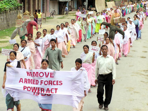 'Repeal AFSPA from northeast' 'Repeal AFSPA from northeast'
