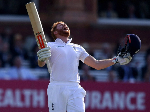 Jonny Bairstow celebrates reaching his century against Sri Lanka at Lord's Jonny Bairstow celebrates reaching his century against Sri Lanka at Lord's