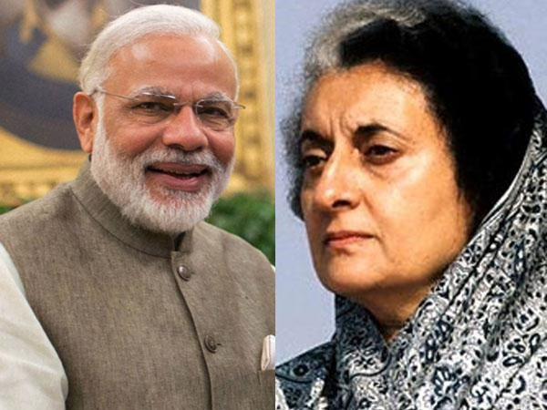 narendra modi and indira gandhi narendra modi and indira gandhi