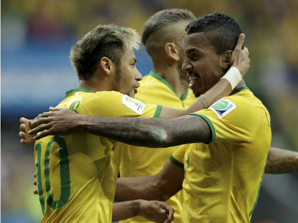 File photo of Brazil players celebrating a goal File photo of Brazil players celebrating a goal