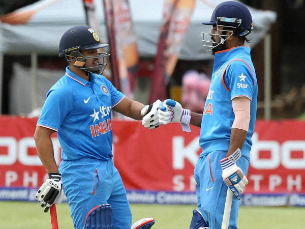 India openers KL Rahul (right) and Karun Nair during the 2nd ODI India openers KL Rahul (right) and Karun Nair during the 2nd ODI