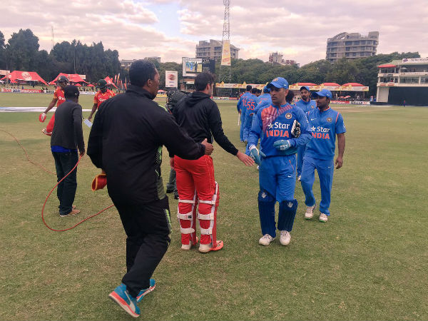 India Vs Zimbabwe: MS Dhoni equals Ricky Ponting's record by leading India in 324th game India Vs Zimbabwe: MS Dhoni equals Ricky Ponting's record by leading India in 324th game