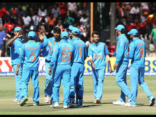 A file picture of Indian players during a ODI in Zimbabwe A file picture of Indian players during a ODI in Zimbabwe