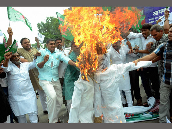 protest in patna protest in patna