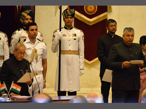 President Mukherjee administered the oath of office & secrecy to Shri P.P. Chaudhary as Minister of State President Mukherjee administered the oath of office & secrecy to Shri P.P. Chaudhary as Minister of State