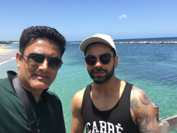 Pics: Virat Kohli & Co visit island, enjoy team session ahead of West Indies Test series Pics: Virat Kohli & Co visit island, enjoy team session ahead of West Indies Test series