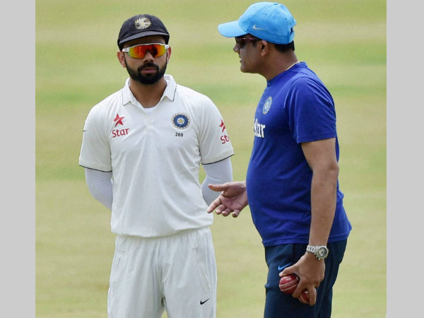 A new partnership in Indian cricket is set to begin tomorrow (July 21) with Kohli (left) and Kumble A new partnership in Indian cricket is set to begin tomorrow (July 21) with Kohli (left) and Kumble
