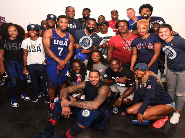USA Basketball team at Rio Olympics 2016 (Image courtesy: USA Basketball Twitter) USA Basketball team at Rio Olympics 2016 (Image courtesy: USA Basketball Twitter)