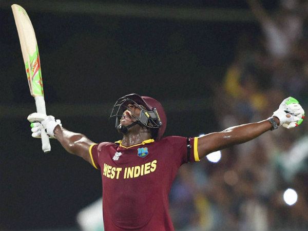 Carlos Brathwaite exults after winning World T20 with 4 sixes in a row Carlos Brathwaite exults after winning World T20 with 4 sixes in a row