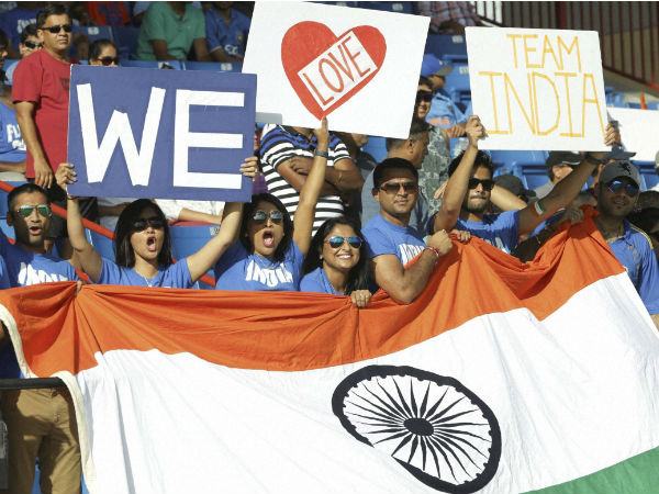 Cricket fans wave the Indian flag before the second Twenty20 international cricket match between India and the West Indies, Sunday, Aug. 28, 2016, in Lauderhill. Cricket fans wave the Indian flag before the second Twenty20 international cricket match between India and the West Indies, Sunday, Aug. 28, 2016, in Lauderhill.