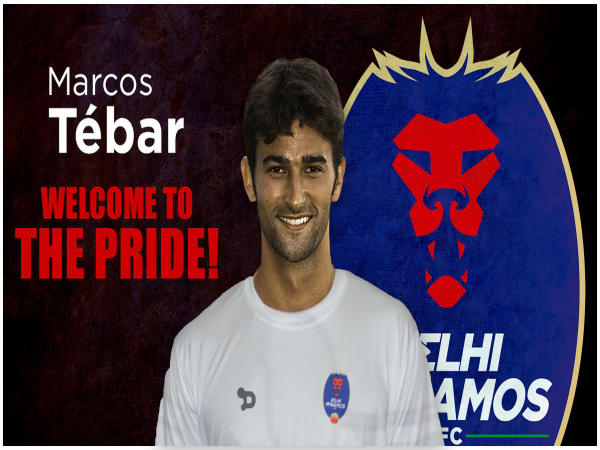 Delhi Dynamos sign Marcos Tebar (Image courtesy: Delhi Dynamos Twitter handle) Delhi Dynamos sign Marcos Tebar (Image courtesy: Delhi Dynamos Twitter handle)