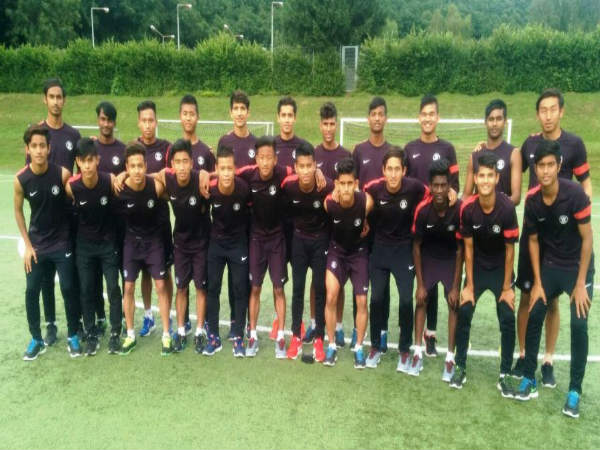 India U16 players at Germany (Image courtesy: Indian Football Team Twitter) India U16 players at Germany (Image courtesy: Indian Football Team Twitter)