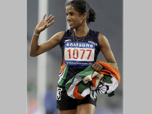 File photo: O.P Jaisha after completing her race at Asian Games 2014 File photo: O.P Jaisha after completing her race at Asian Games 2014