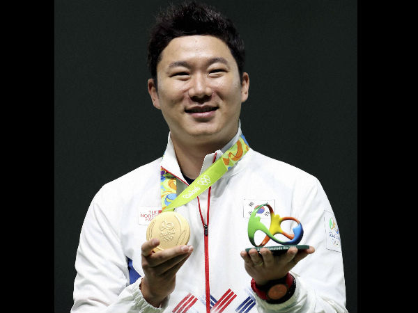 Rio 2016: South Korea's Jin wins men's 50m pistol in third straight Olympics Rio 2016: South Korea's Jin wins men's 50m pistol in third straight Olympics
