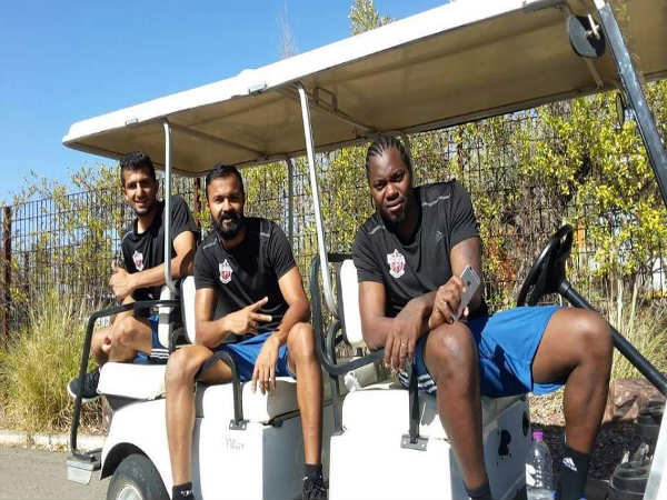 FC Pune City at Spain for pre-season training (Image courtesy: FC Pune City Twitter handle) FC Pune City at Spain for pre-season training (Image courtesy: FC Pune City Twitter handle)