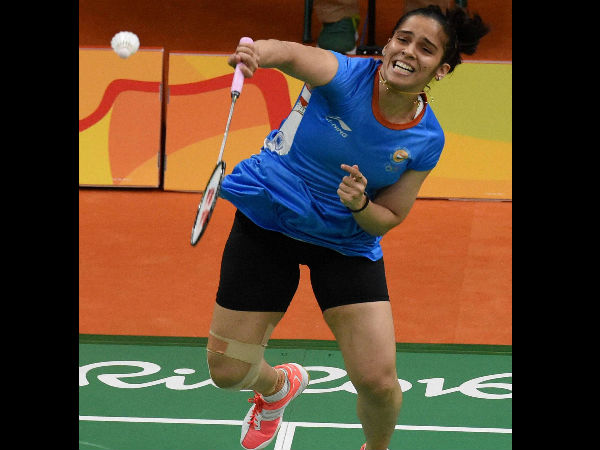 India's badminton player Saina Nehwal plays against Vicente Lohaynny of Brazil during the Women's Single match in the Summer Olympic 2016 at Rio de Janeiro, Brazil India's badminton player Saina Nehwal plays against Vicente Lohaynny of Brazil during the Women's Single match in the Summer Olympic 2016 at Rio de Janeiro, Brazil India's badminton player Saina Nehwal plays against Vicente Lohaynny of Brazil during the Women's Single match in the Summer Olympic 2016 at Rio de Janeiro, Brazil India's badminton player Saina Nehwal plays against Vicente Lohaynny of Brazil during the Women's Single match in the Summer Olympic 2016 at Rio de Janeiro, Brazil