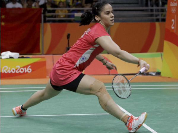 India's Saina Nehwal returns a shot to Ukrain's Maria Ulitina during a Women single match at the 2016 Summer Olympics in Rio de Janeiro, Brazil, Sunday, Aug. 14, 2016. India's Saina Nehwal returns a shot to Ukrain's Maria Ulitina during a Women single match at the 2016 Summer Olympics in Rio de Janeiro, Brazil, Sunday, Aug. 14, 2016.