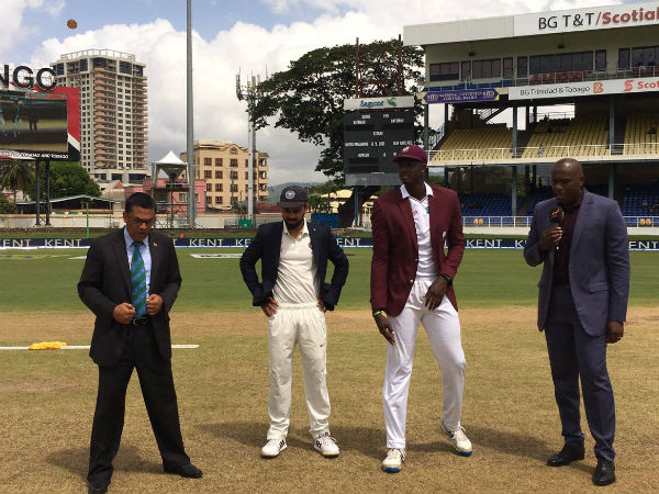Virat Kohli and Jason Holder Virat Kohli and Jason Holder