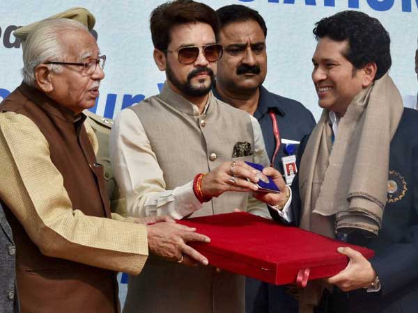Sachin Tendulkar felicitated
